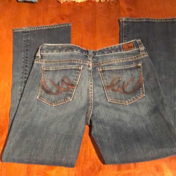 X2 Jeans Slim W10 Size 6 Short Low Rise Boot Cut - Picture 1 of 3